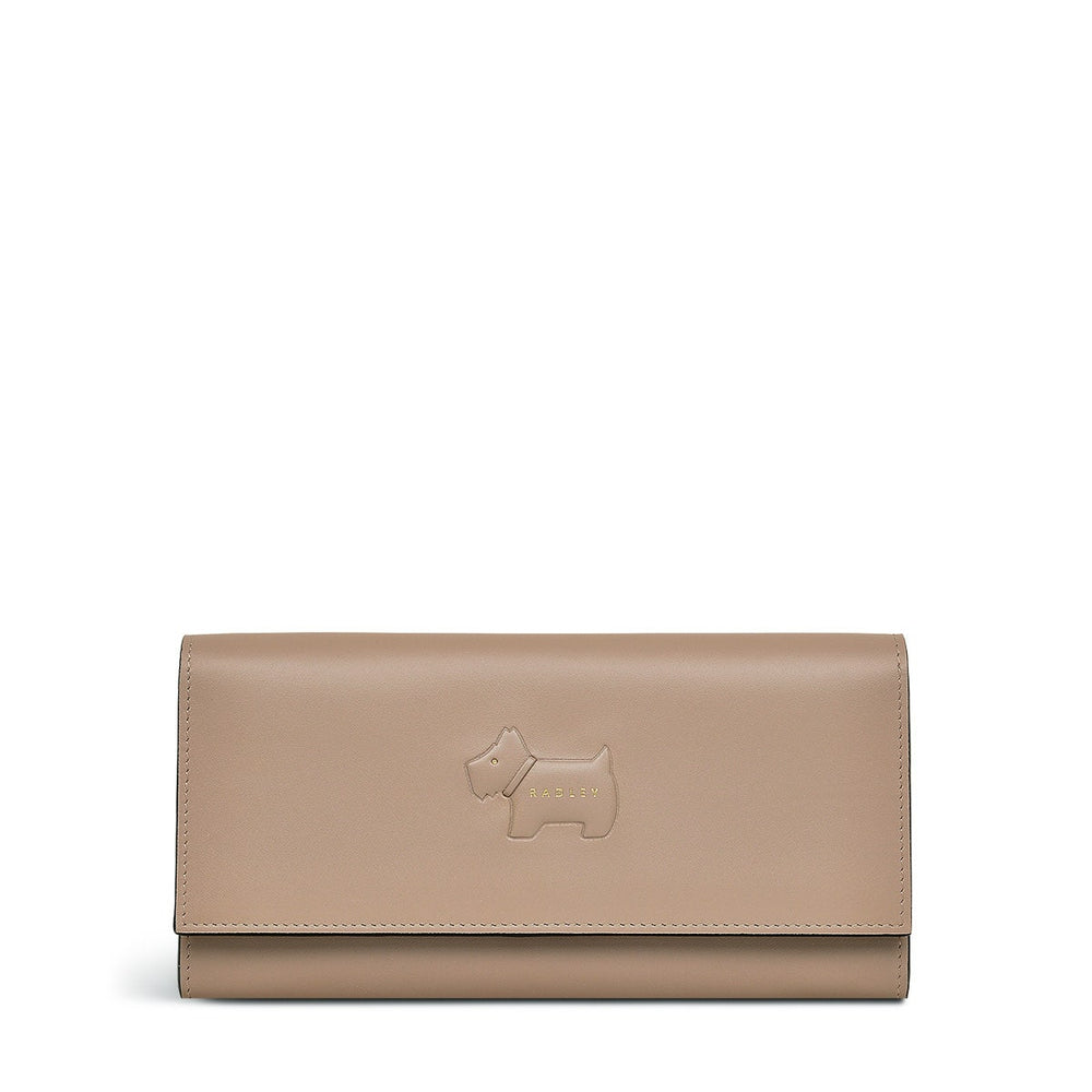 Puffy Radley - Protect Leather Large Flapover Wallet in Silt - 110541