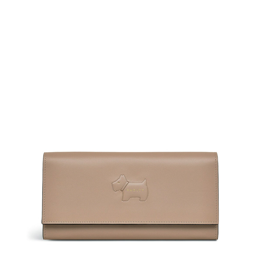 Puffy Radley - Protect Leather Large Flapover Wallet in Silt - 110541