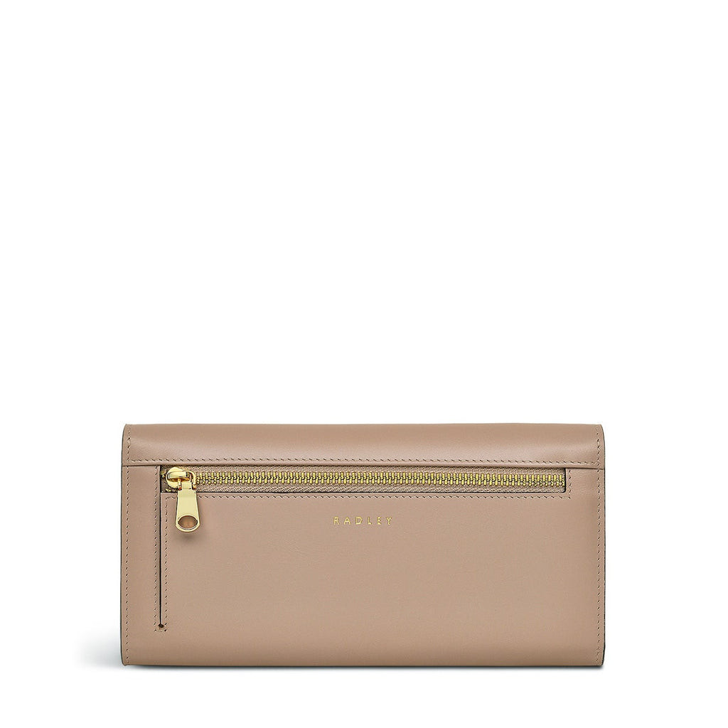 Puffy Radley - Protect Leather Large Flapover Wallet in Silt - 110541
