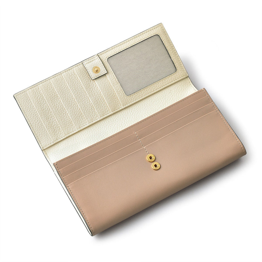 Puffy Radley - Protect Leather Large Flapover Wallet in Silt - 110541