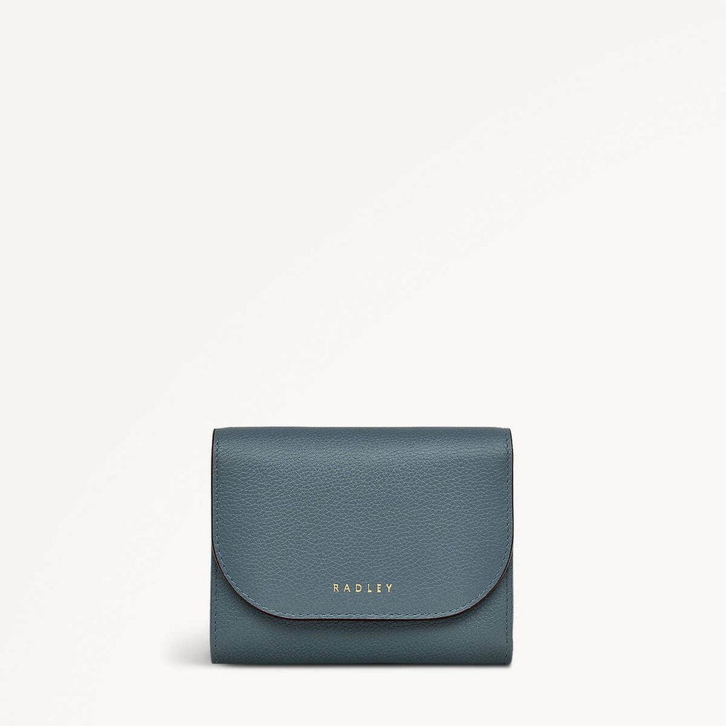 Embankment Way Leather Small Flapover Wallet in Uniform - 110548