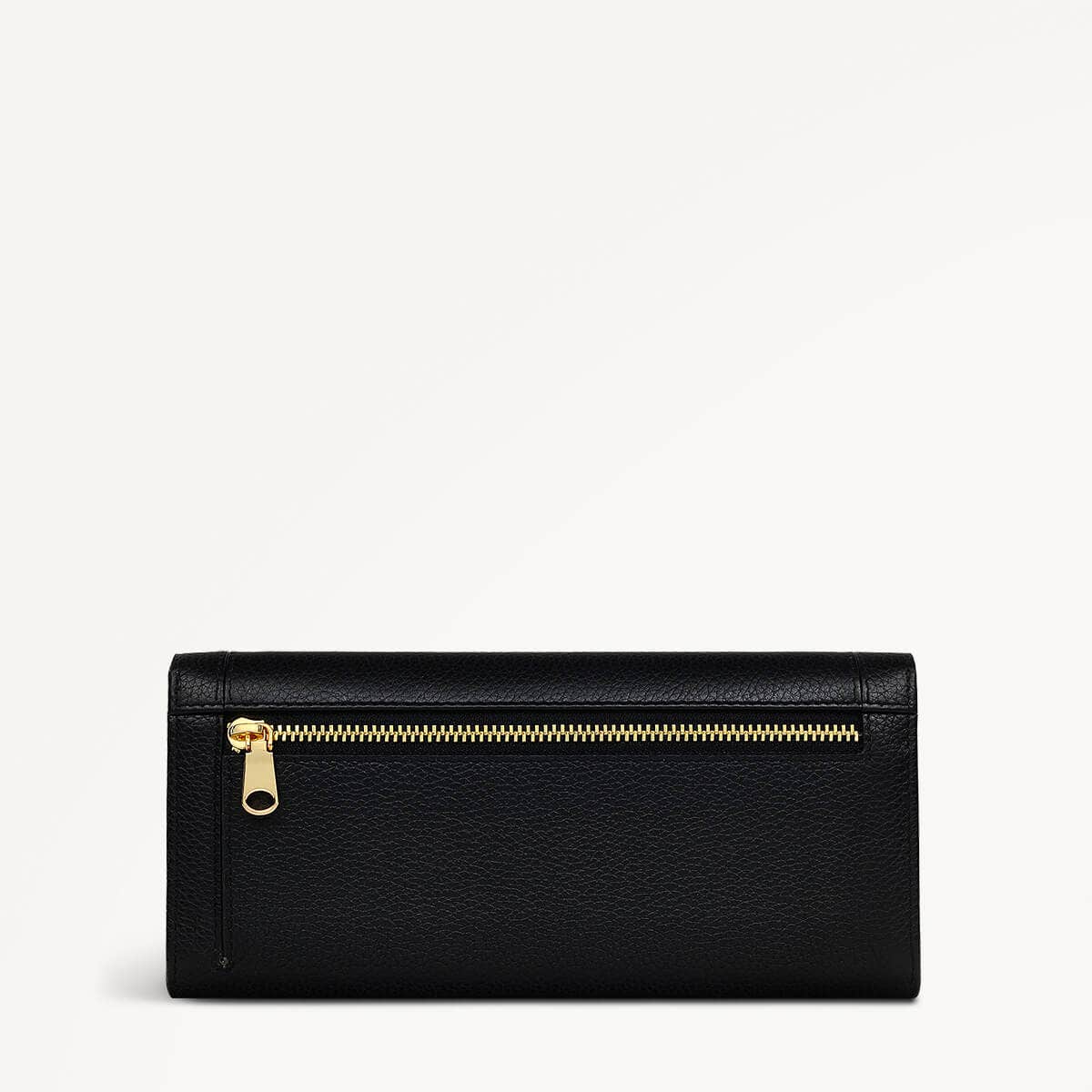 Provence Avenue Leather Large Flapover Wallet in Black - 110554