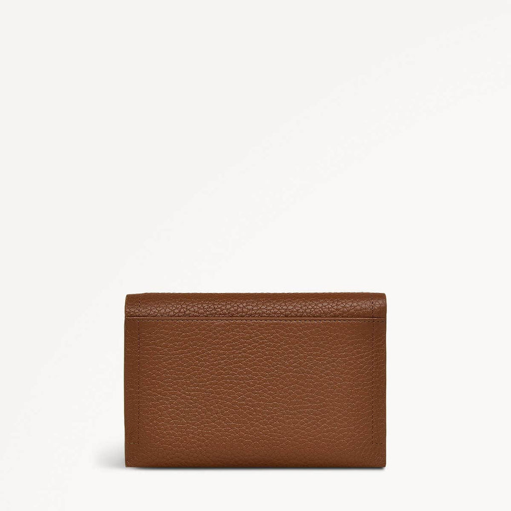 Robin Leather Robin Medium Flapover Wallet Saddle in Saddle - 110605
