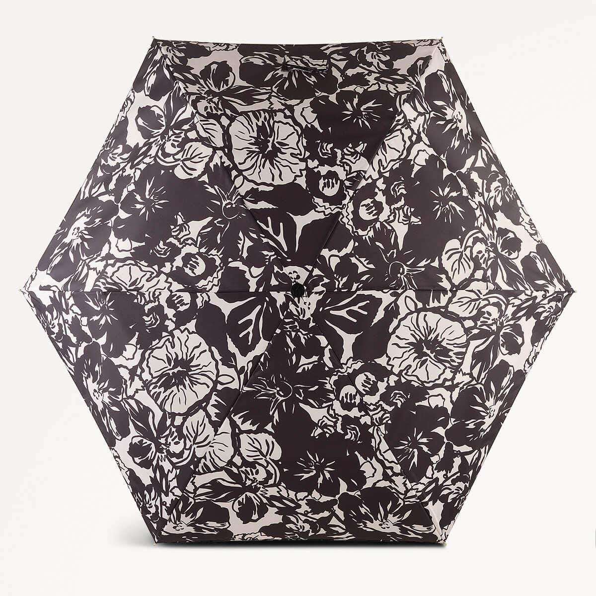 Spring Floral Fabric Responsible Umbrella in Chalk - 110624