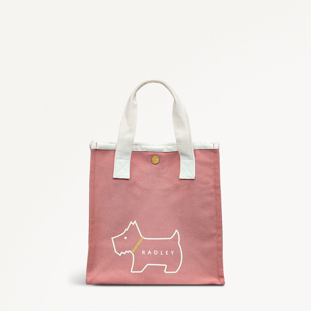 Heritage Dog Outline Fabric Small Open Top Satchel - RCD115101