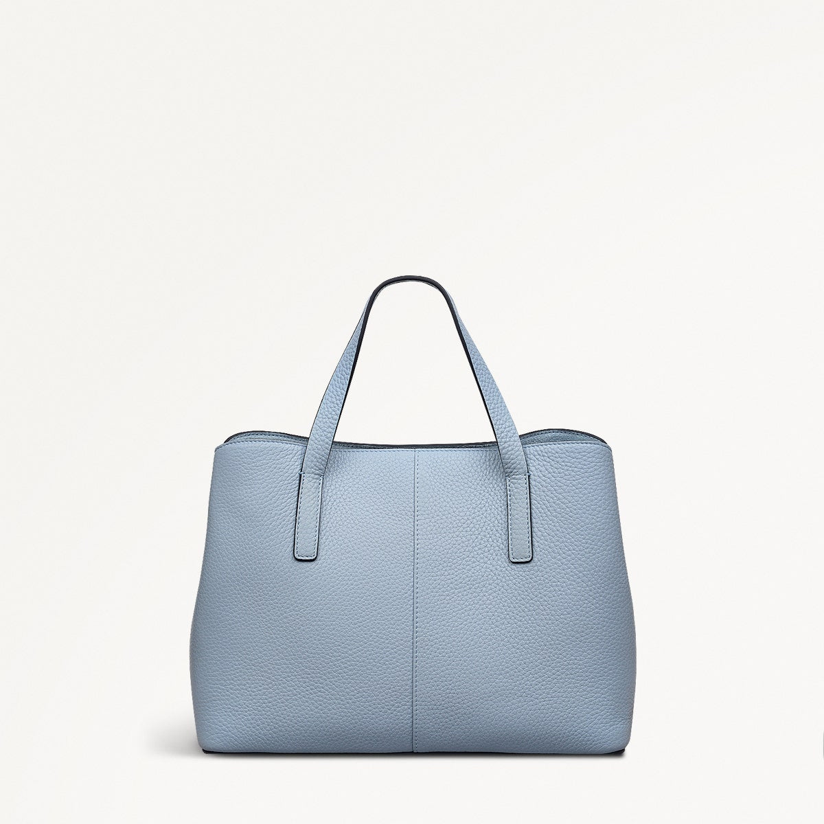 Dukes Place Medium Ziptop Grab Bag in Smoke Blue - 110639