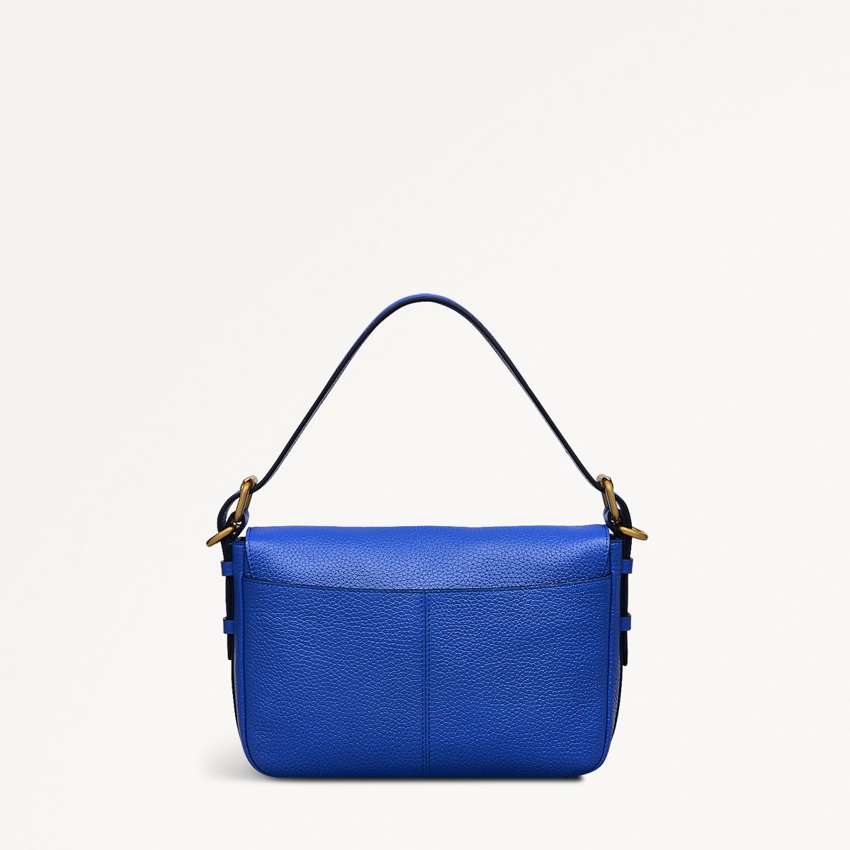 Grafton Street Leather Small Flapover Crossbody Bag in Yves Blue - 110641