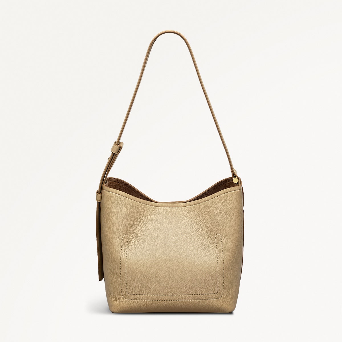 Stone Beige Bucket Shape Handbag | Bathurst Mews SS25 | Radley