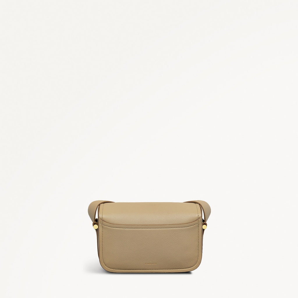 Bathurst Mews Medium Flapover Cross Body Stone - 110657