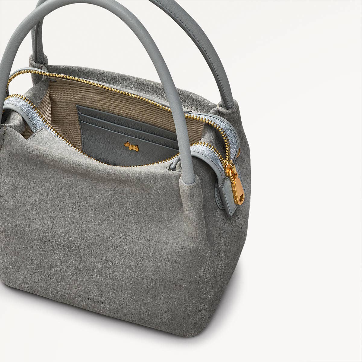 Artichoke Suede Crossbody Bag Grey | Ivydale Road SS25 | Radley