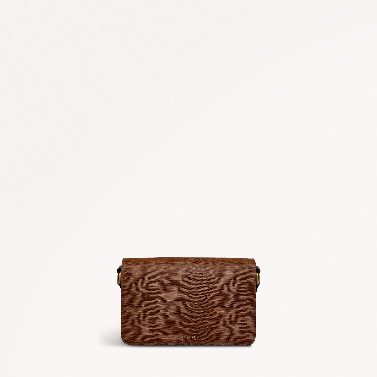 Threadneedle Street Leather Small Flapover Crossbody Bag in Saddle - 110687