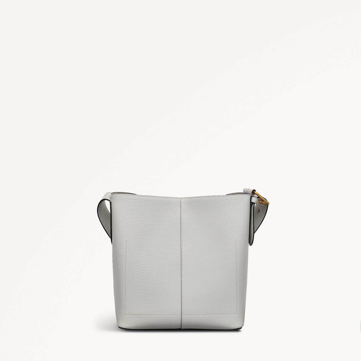 Medium Mist Leather Crossbody Bag | Threadneedle Street Faux