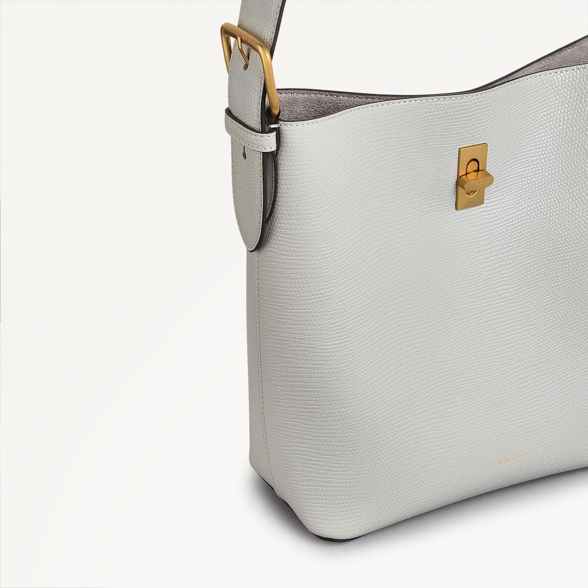 Medium Mist Leather Crossbody Bag | Threadneedle Street Faux