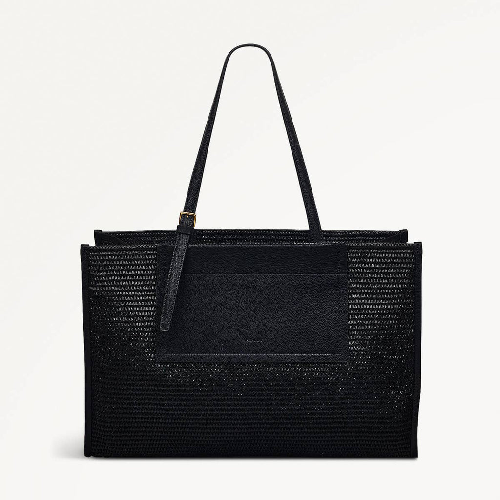 The Burlington Raffia Large Open Top Tote Bag - RHD22201