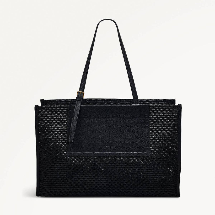 The Burlington Raffia Large Open Top Tote Bag - RHD22201