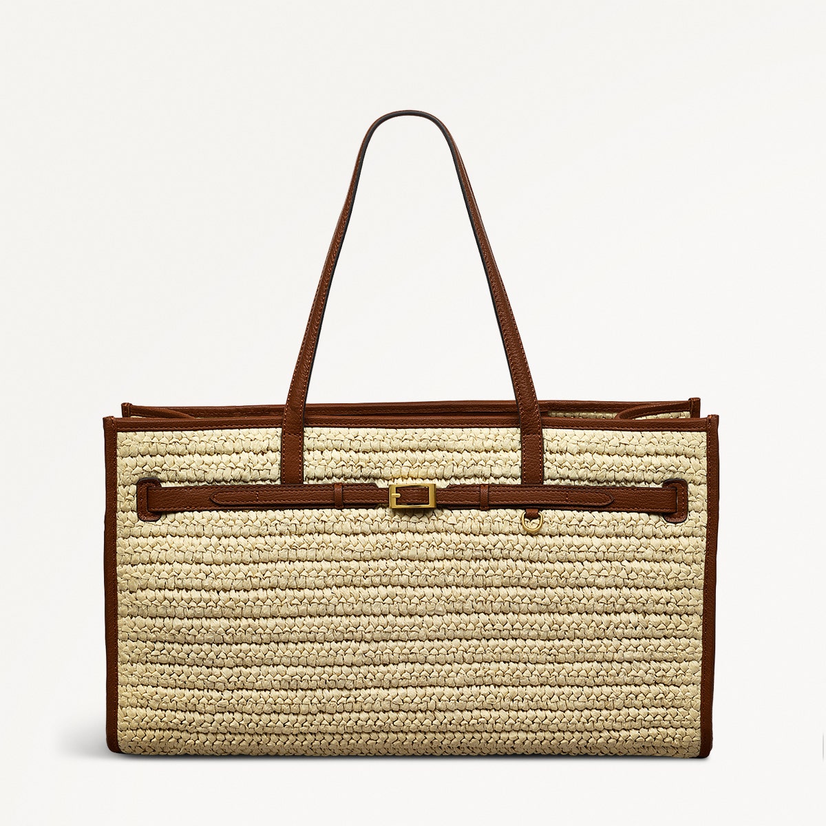 The Kensal Fabric Large Open Top Tote Bag in Natural - 110695