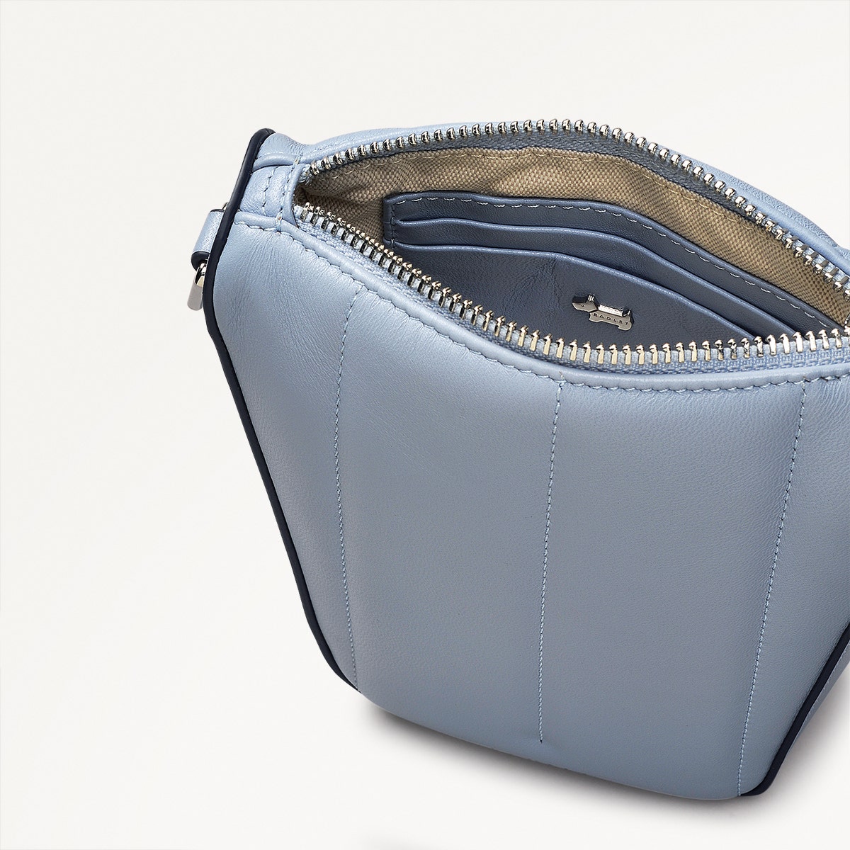 Smoke Blue Crossbody Phone Bag | Oak Street Quilt SS25 | Radley
