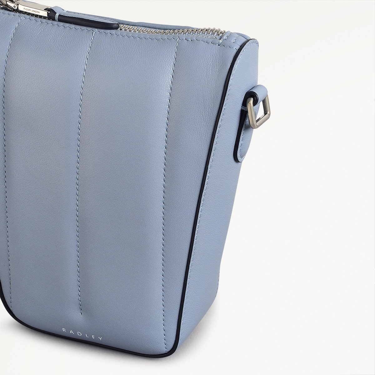 Smoke Blue Crossbody Phone Bag | Oak Street Quilt SS25 | Radley