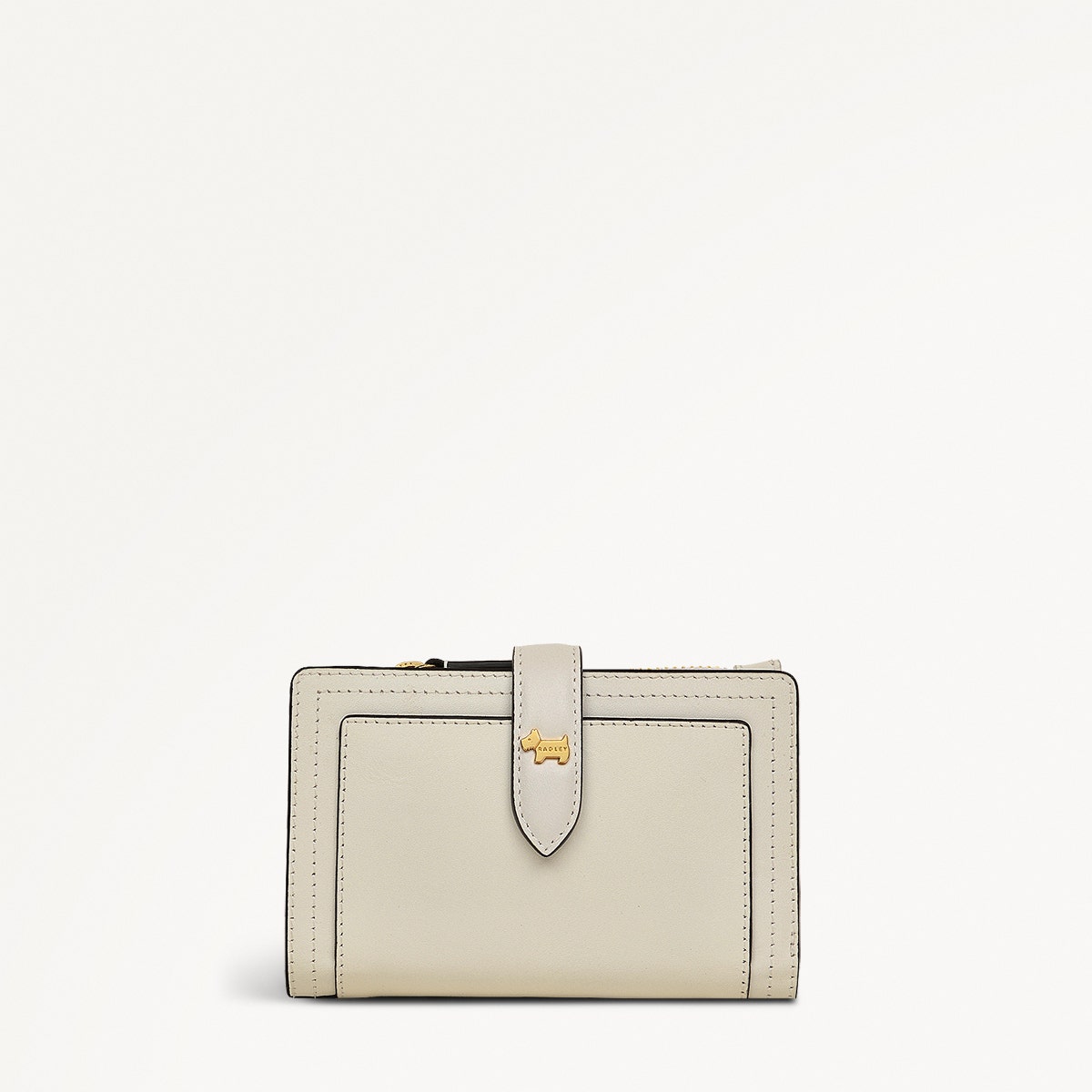 Willis Street Leather Medium Bifold Wallet in Chalk - 110717