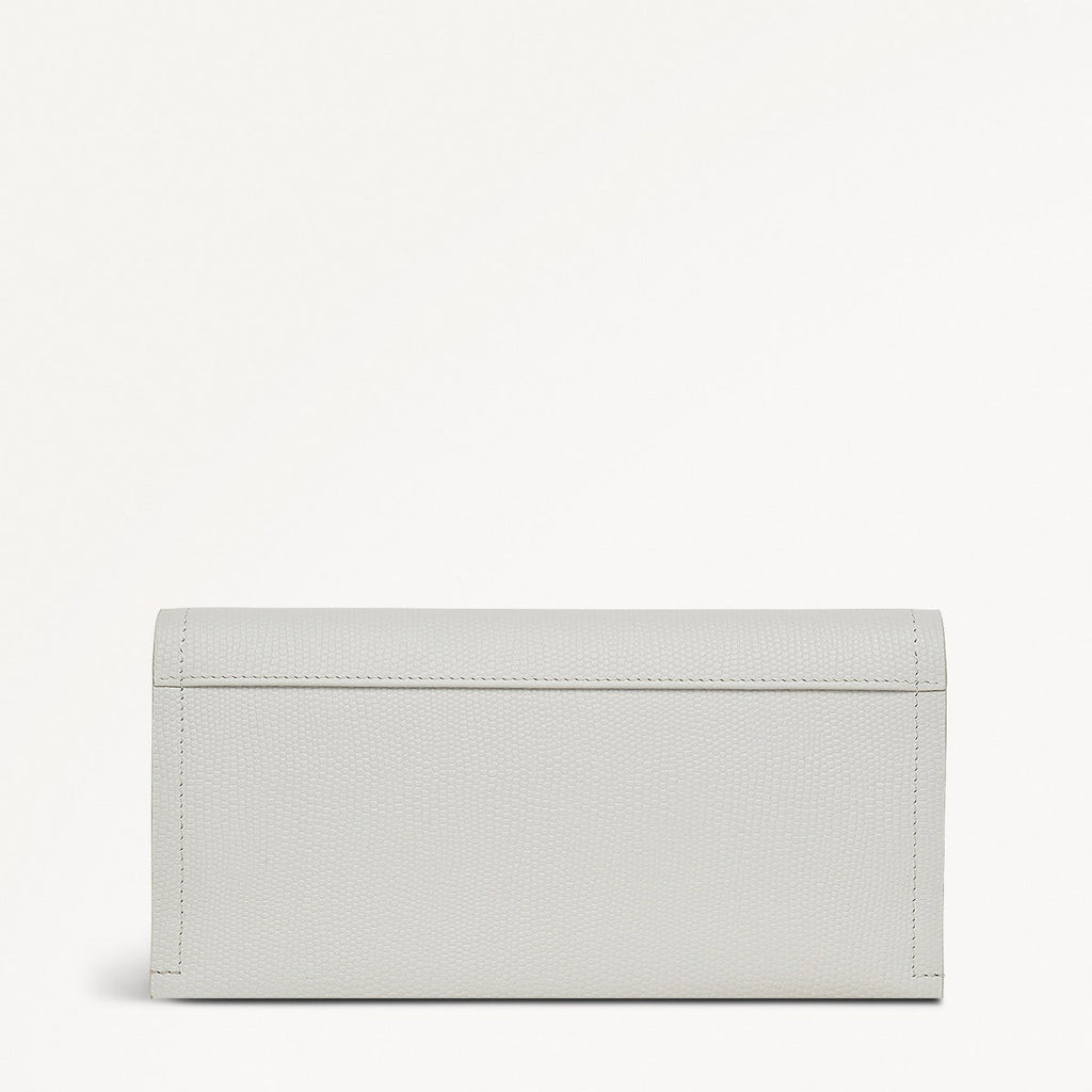 Oak Street Leather Large Flapover Wallet in Mist - 110719