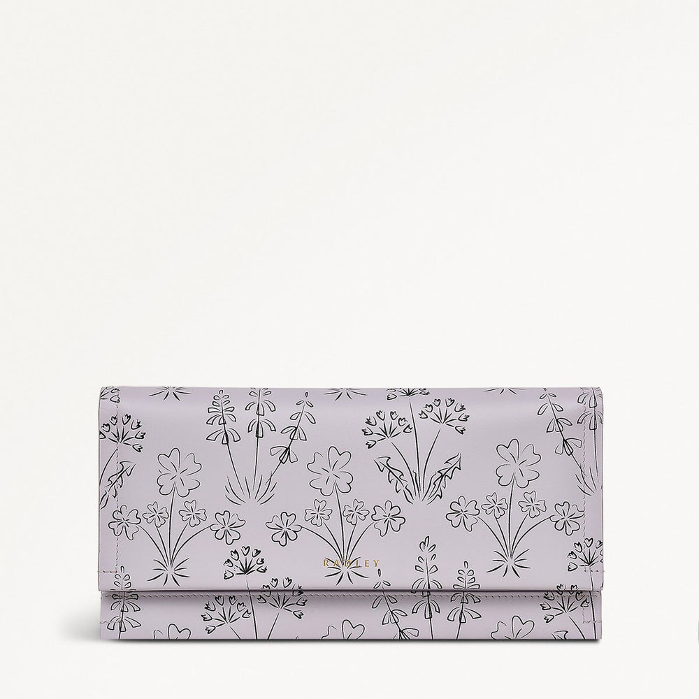 Wild Flowers Large Flapover Wallet - RSD15701