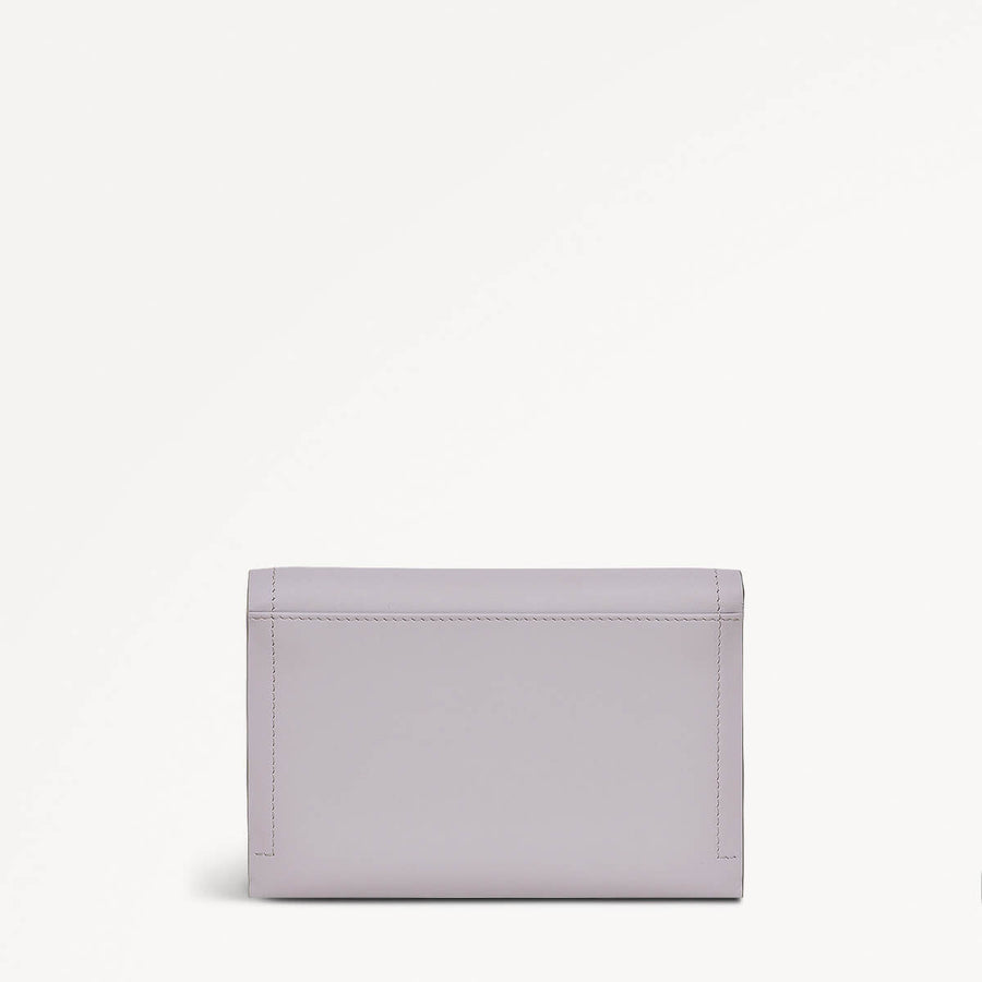 Kentucky Derby SS25 Leather Medium Flapover Wallet in Thistle - 110726