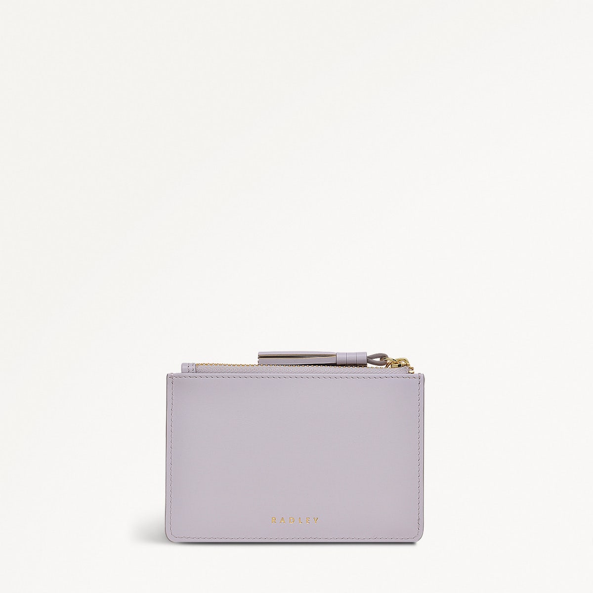 Kentucky Derby SS25 Leather Small Ziptop Coin Wallet in Thistle - 110728