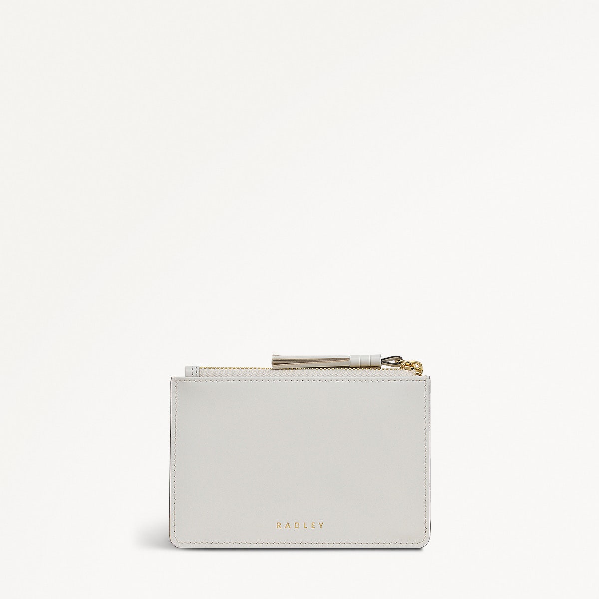 Kentucky Derby SS25 Leather Small Ziptop Coin Wallet in Chalk - 110730