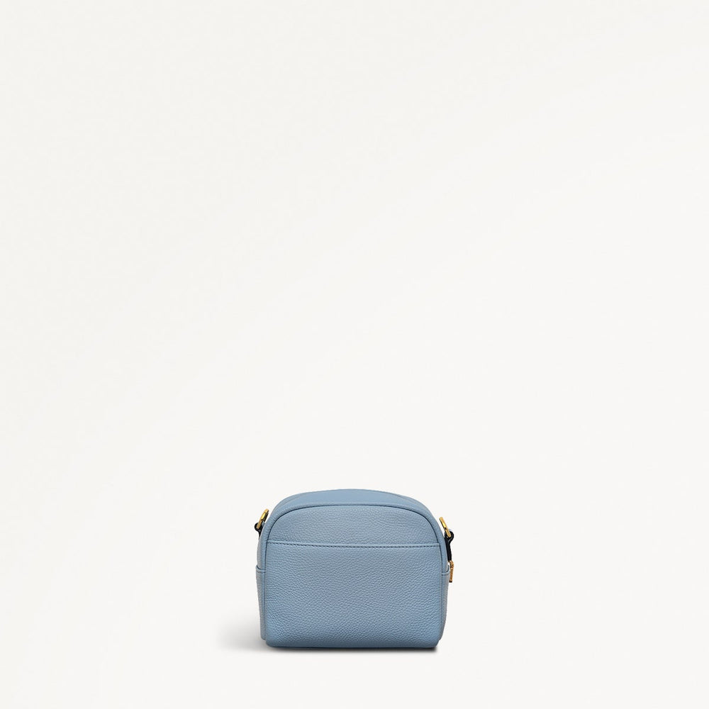 THE DAILY Mini ZIP AROUND CROSS BODY SMOKE BLUE