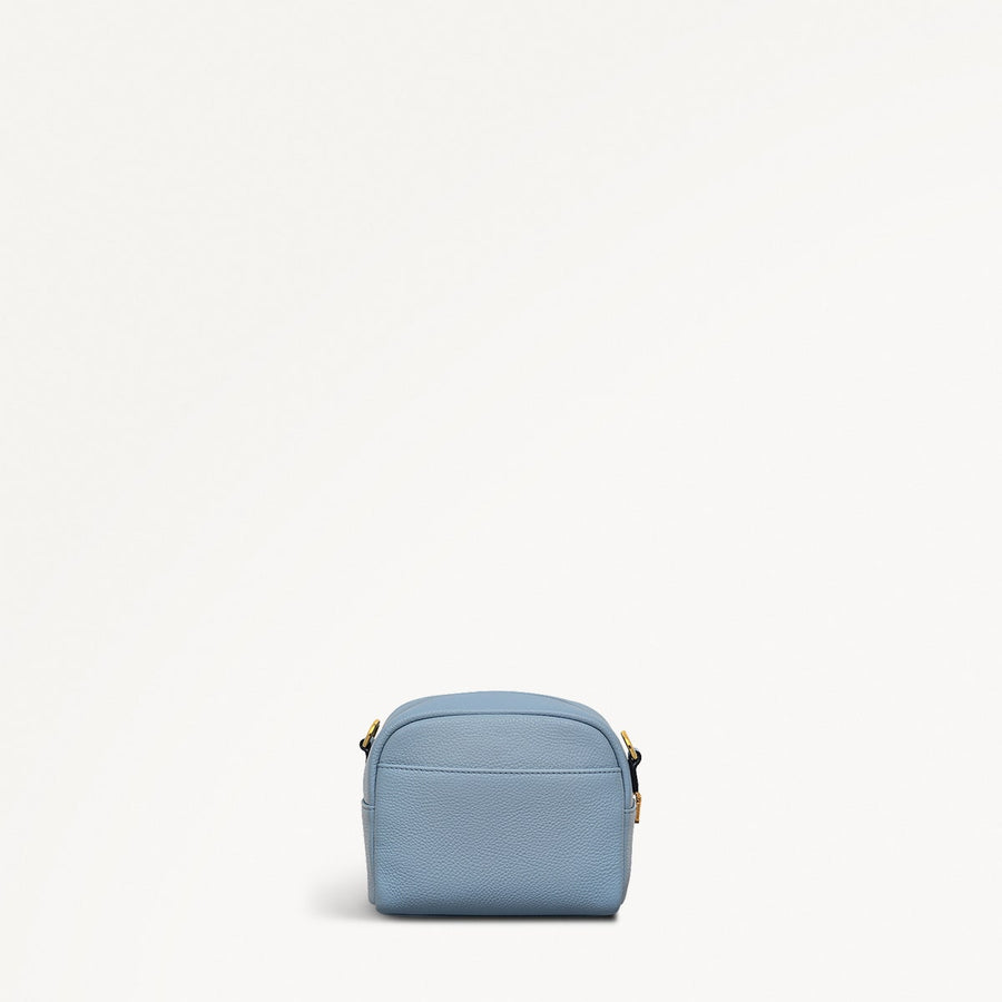 THE DAILY Mini ZIP AROUND CROSS BODY SMOKE BLUE