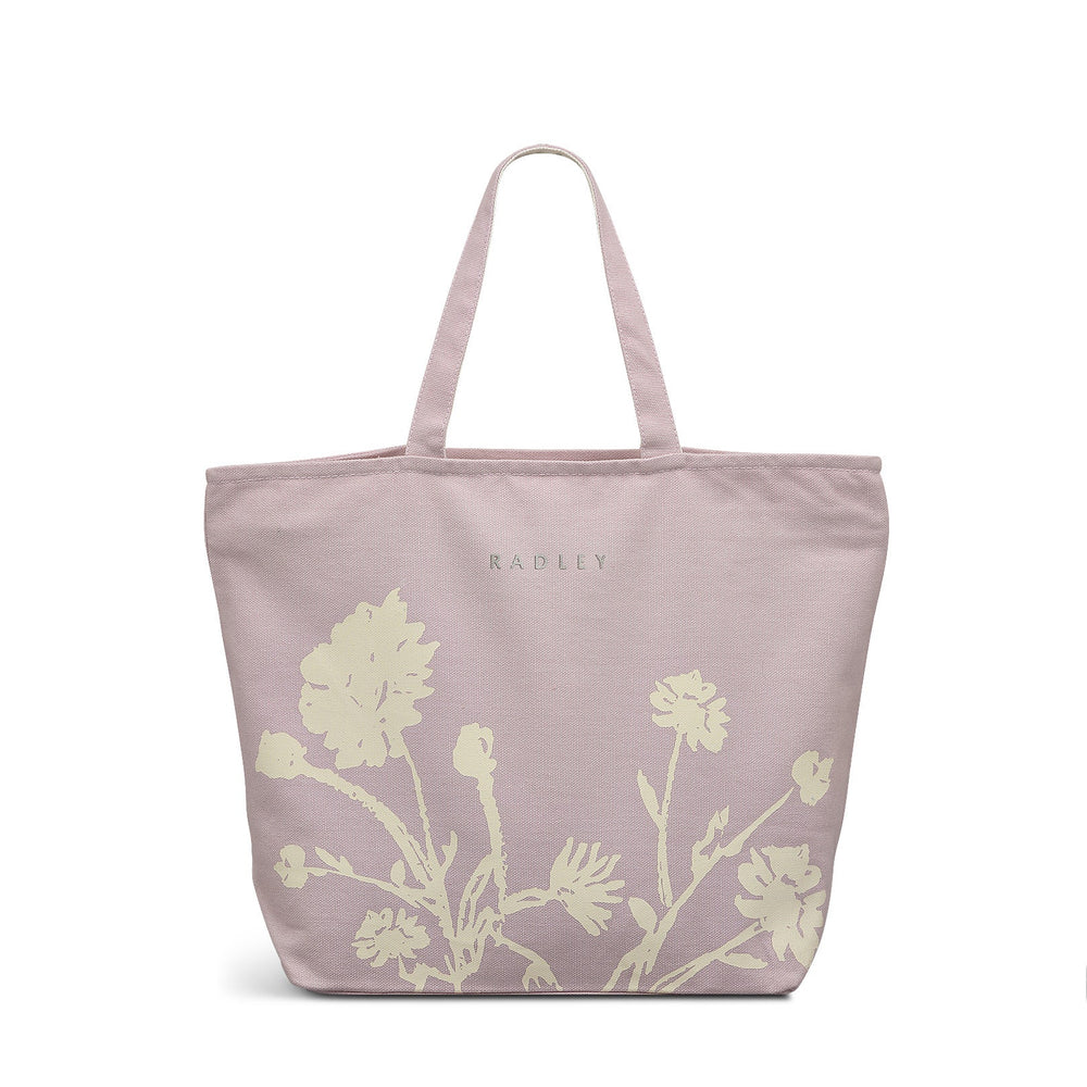 Blooming Lovely Fabric Small Ziptop Tote in Parfait - 110738