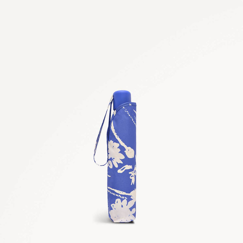 Blooming Lovely Fabric Superlite Responsible Umbrella in Yves Blue - 110739