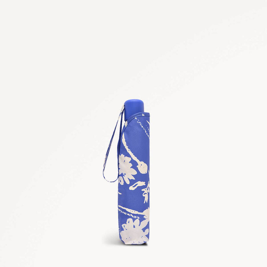Blooming Lovely Fabric Superlite Responsible Umbrella in Yves Blue - 110739