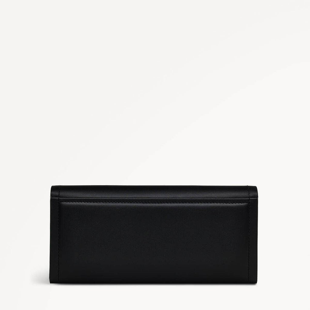 Heritage Lane Leather Large Flapover Wallet in Black - 110741