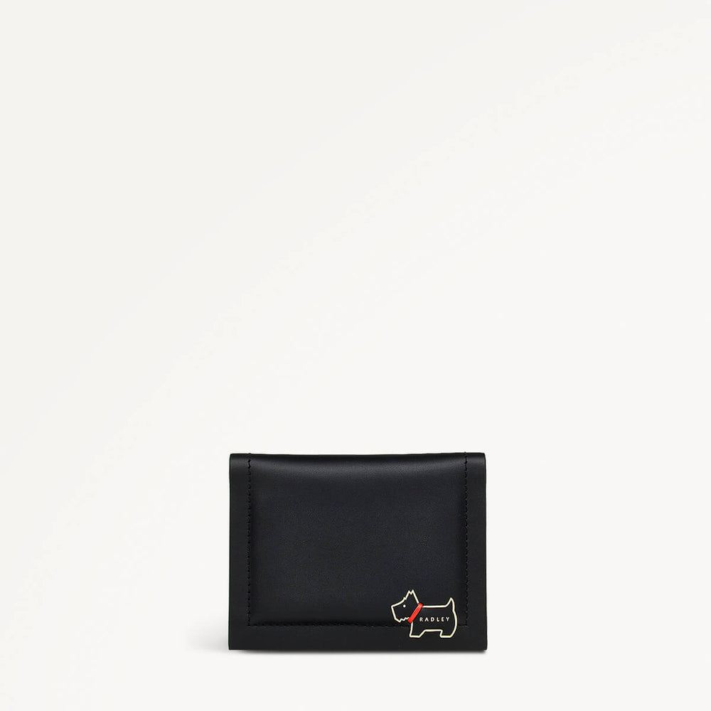 Heritage Lane Leather Small Card Holder in Black - 110743