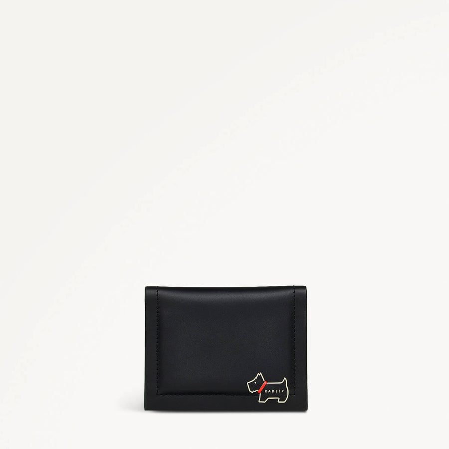 Heritage Lane Leather Small Card Holder in Black - 110743