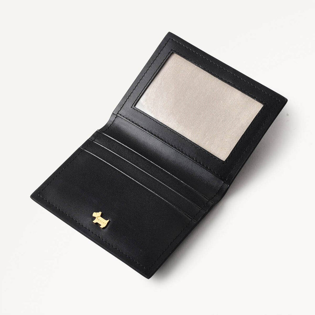 Heritage Lane Leather Small Card Holder in Black - 110743