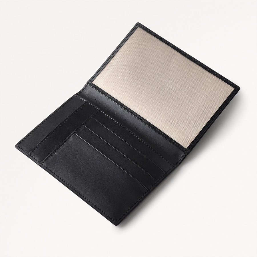 Heritage Lane Leather Passport Cover in Black - 110744