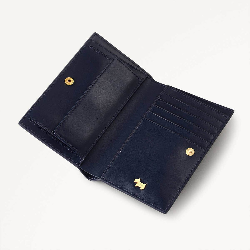 Heritage Lane Leather Medium Bifold Wallet in Ink - 110746