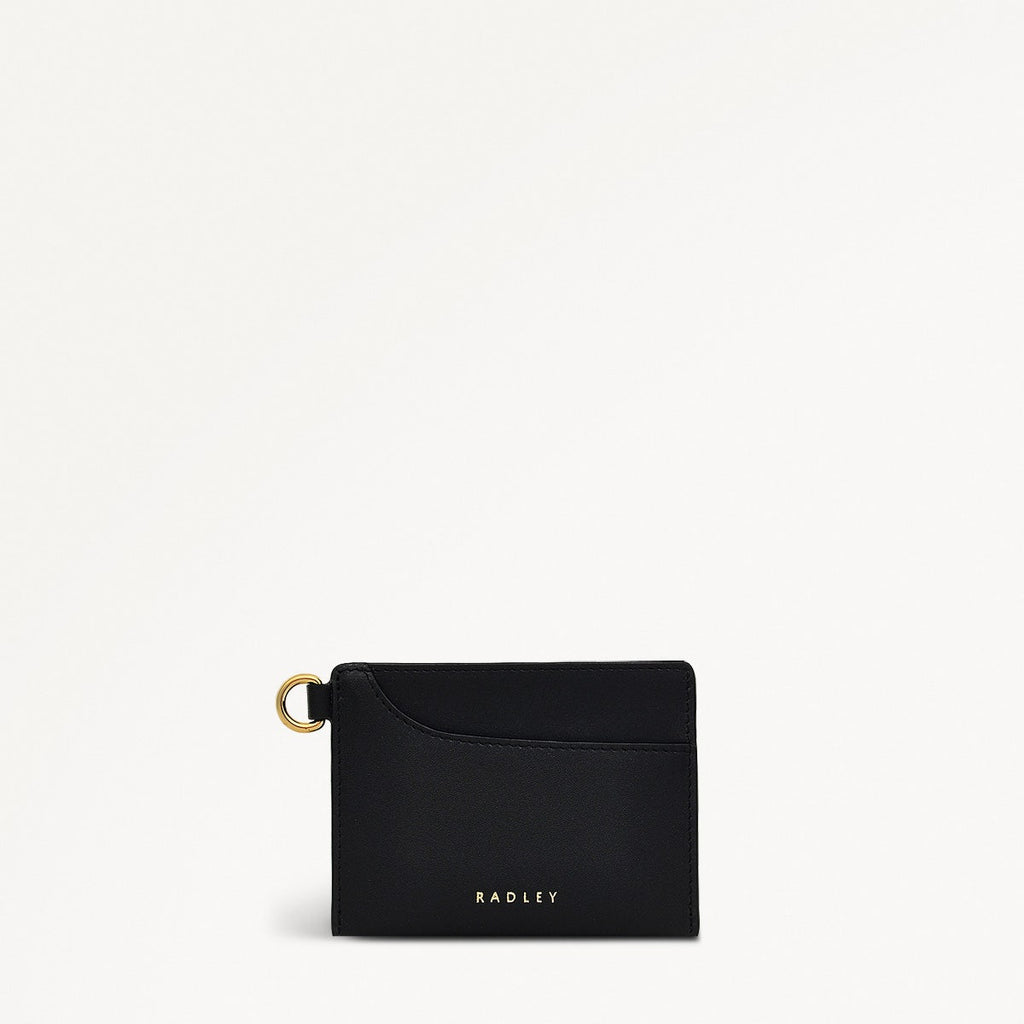 Pockets Leather Small Card Holder in Black - 110752