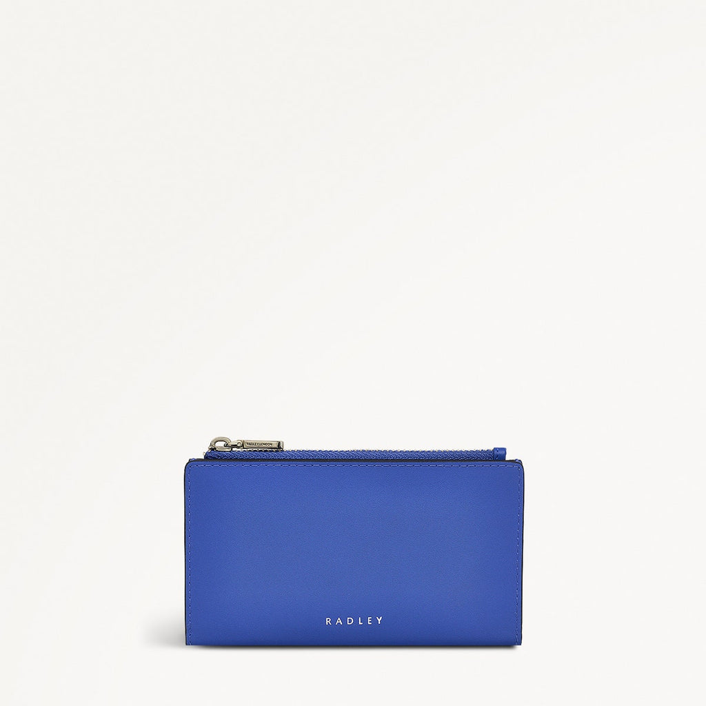 COIN STREET MEDIUM ZIPTOP WALLET YVES BLUE