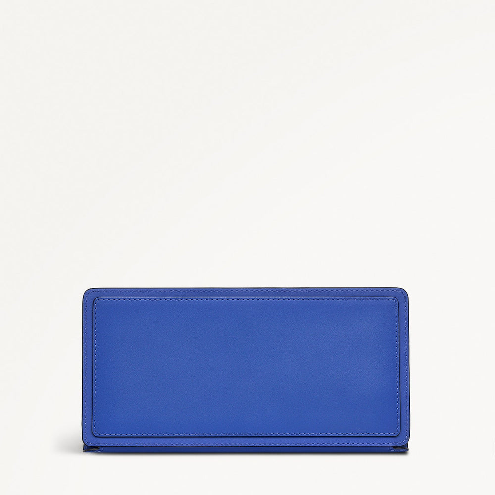 Coin Street Leather Large Bifold Wallet in Yves Blue - 110760
