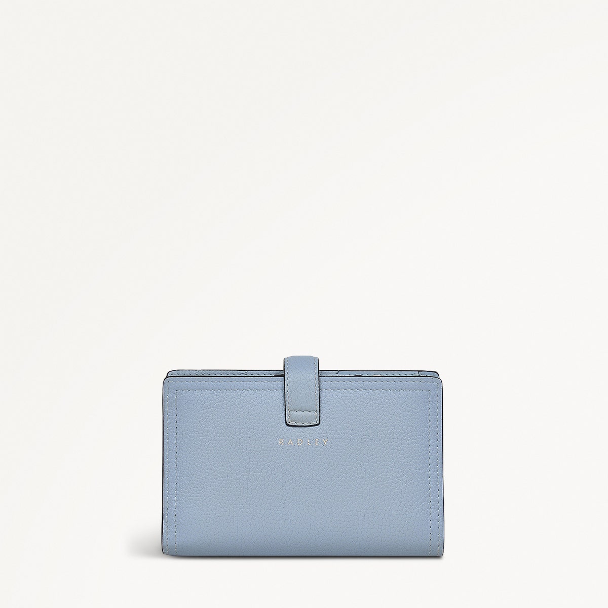 Willis Street Leather Medium Bifold Wallet in Smoke Blue - 110762