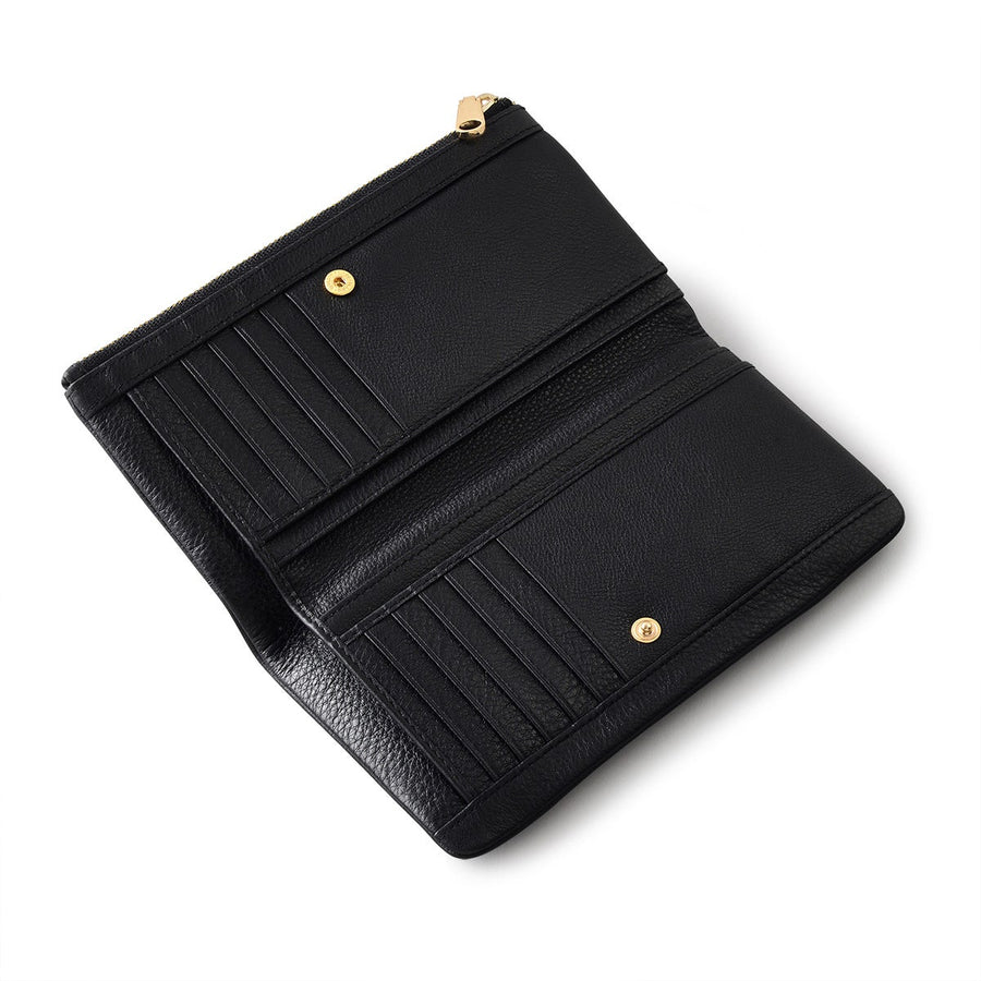Mallow Street Leather Large Bifold Wallet in Black - 110763