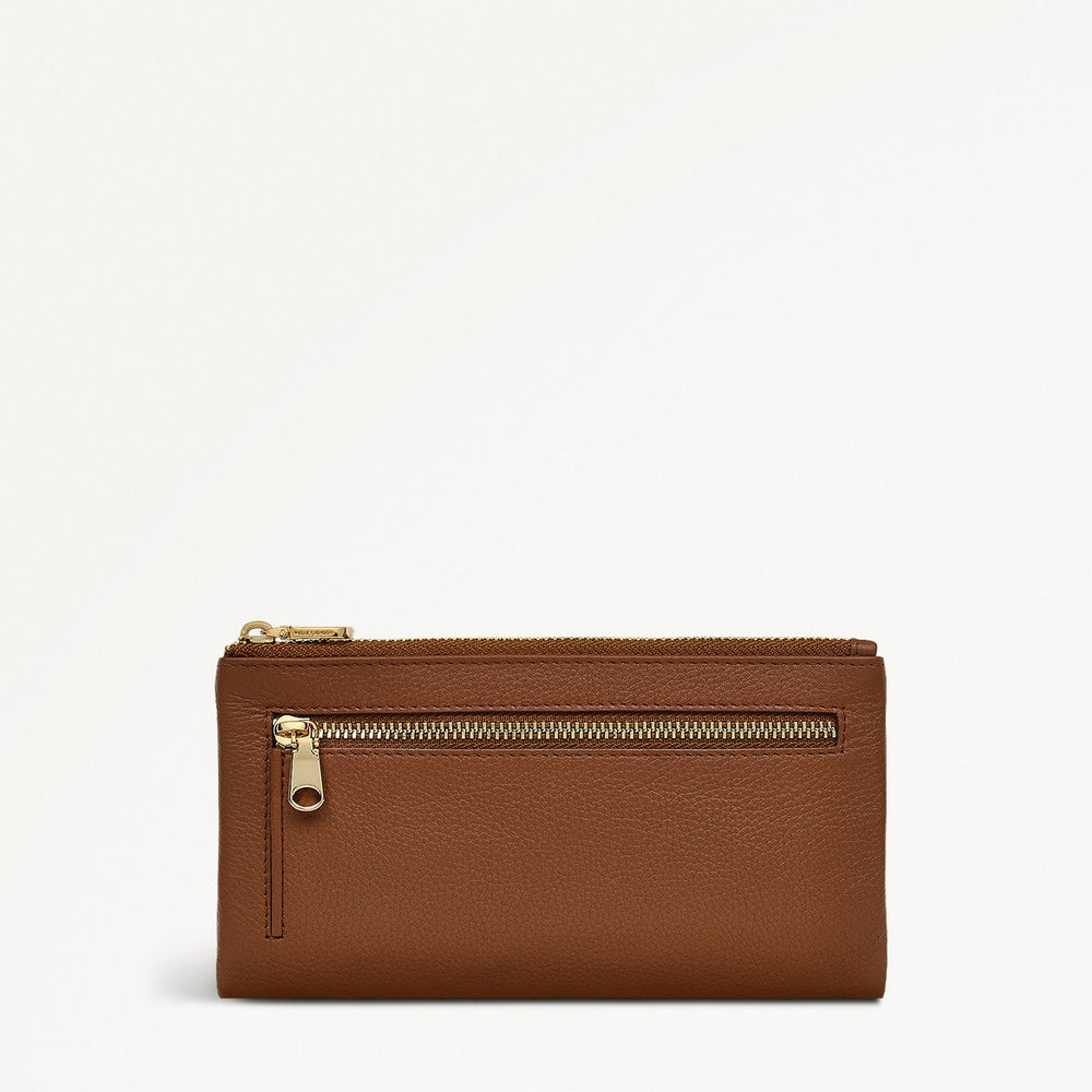 Mallow Street Leather Large Bifold Wallet in Saddle - 110765