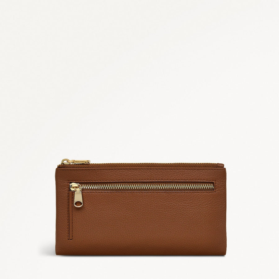 Mallow Street Leather Large Bifold Wallet in Saddle - 110765