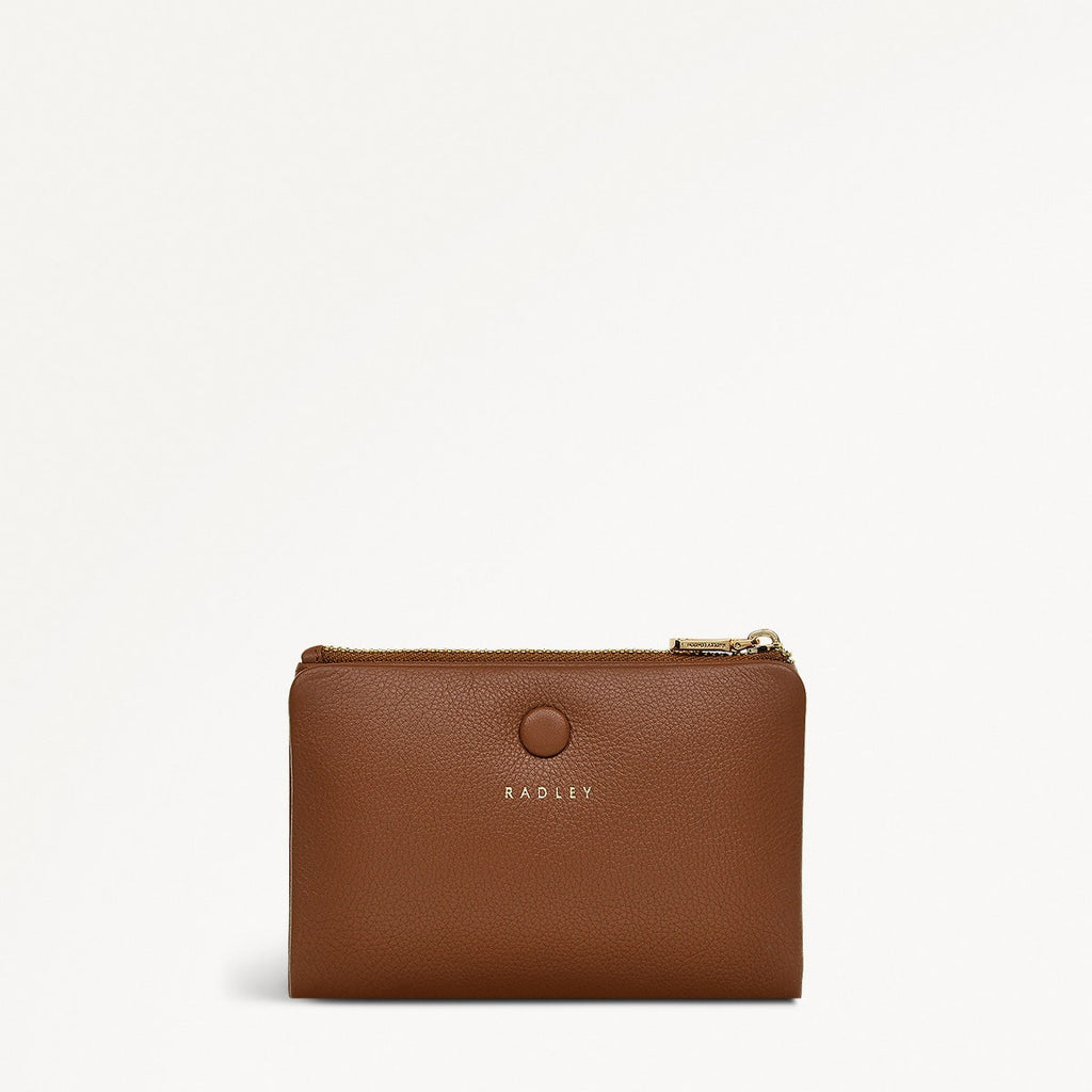 Mallow Street Leather Medium Bifold Wallet in Saddle - 110766