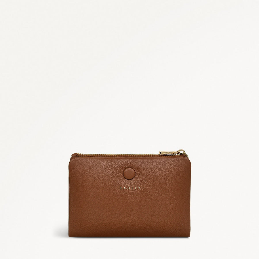 Mallow Street Leather Medium Bifold Wallet in Saddle - 110766