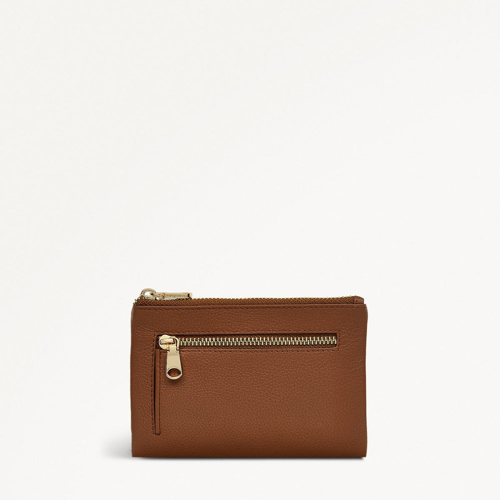 Mallow Street Leather Medium Bifold Wallet in Saddle - 110766