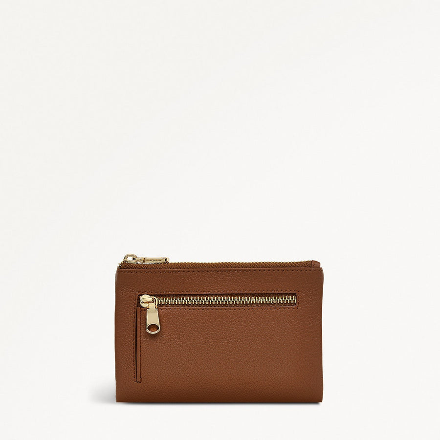 Mallow Street Leather Medium Bifold Wallet in Saddle - 110766